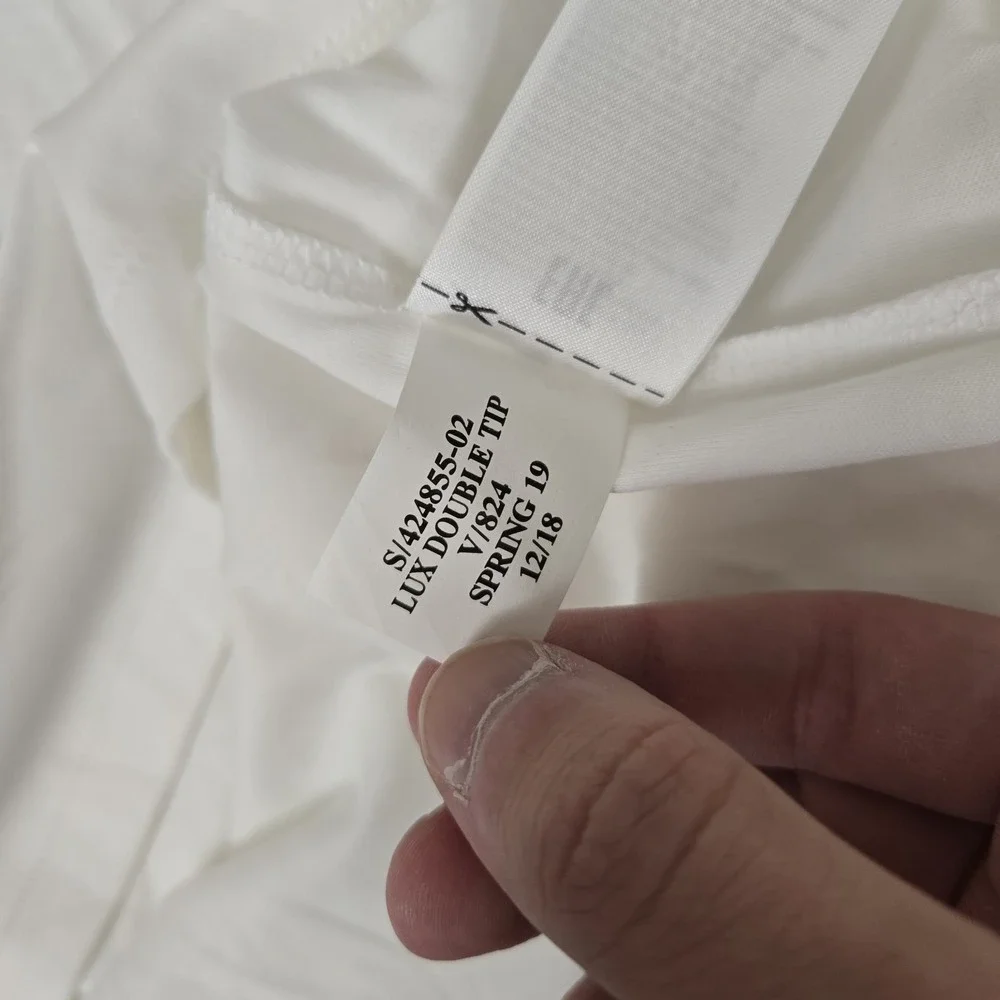 Banana Republic Luxury Touch Performance Polo Mens XL White Standard Fit NWT